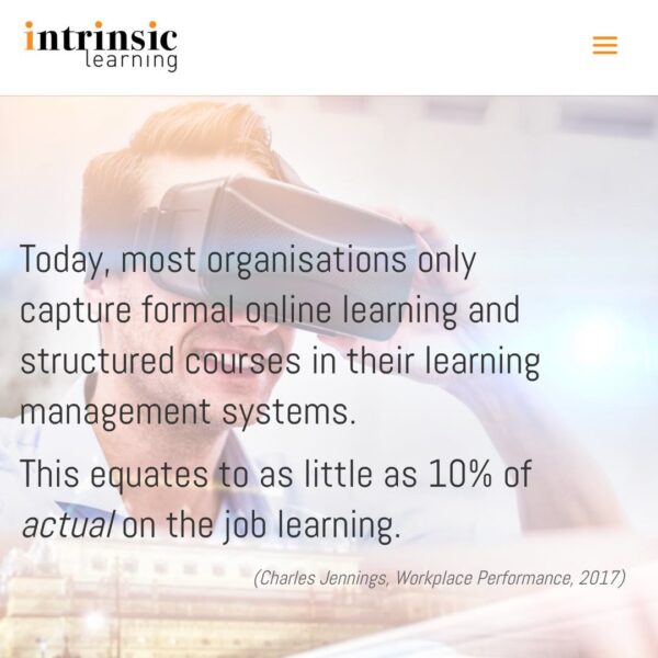 Intrinsic Learning one page website